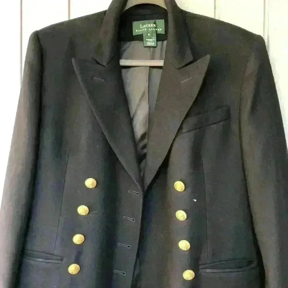 Ralph Lauren Vintage Military Blazer Size 8 - Picture 3 of 11